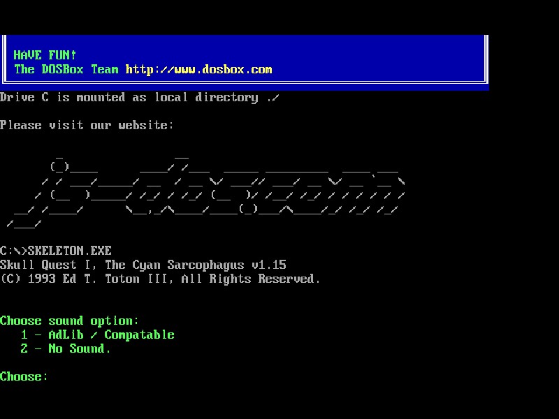 Skull Quest 1: The Cyan Sarcophagus